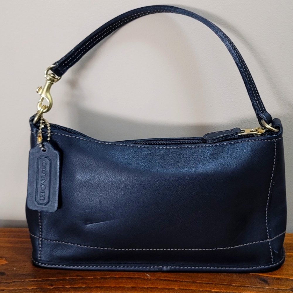 COACH Vintage Bleeker Demi Baguette Black No 9311